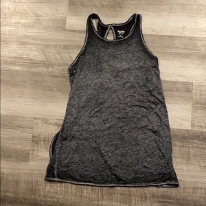 Charcoal gray tank top